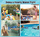 Водяний автомат на акумуляторі Електричний Weal maker велика ємність Поглинає воду Синій, фото 4