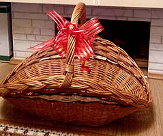 Кошик плетений дроварник