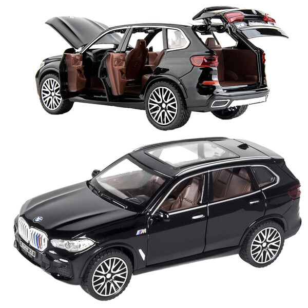 Джип BMW X5 іграшка машинка моделька металева колекційна 15 см Чорний (60590)