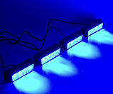 Стробоскопи LED  016В синій - 12В. з пультом Д/К Проблисковий маячок, фото 8