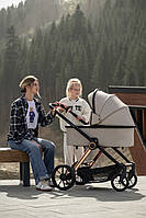 Універсальна коляска 2в1 Ninos Estrella Beige Gold