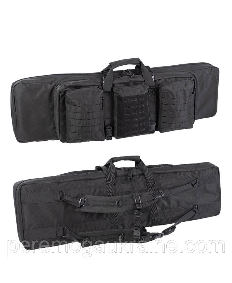 Сумка для зброї ТРАНСПОРТУВАЛЬНА MIL-TEC 16193402 RIFLE CASE DOUBLE black
