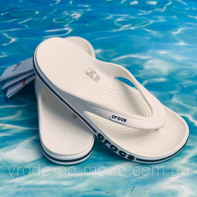 Жіночі шльопанці крокс, в'єтнамки Crocs Bayaband Flip оригінал, сланці для пляжу, сауни та басейну