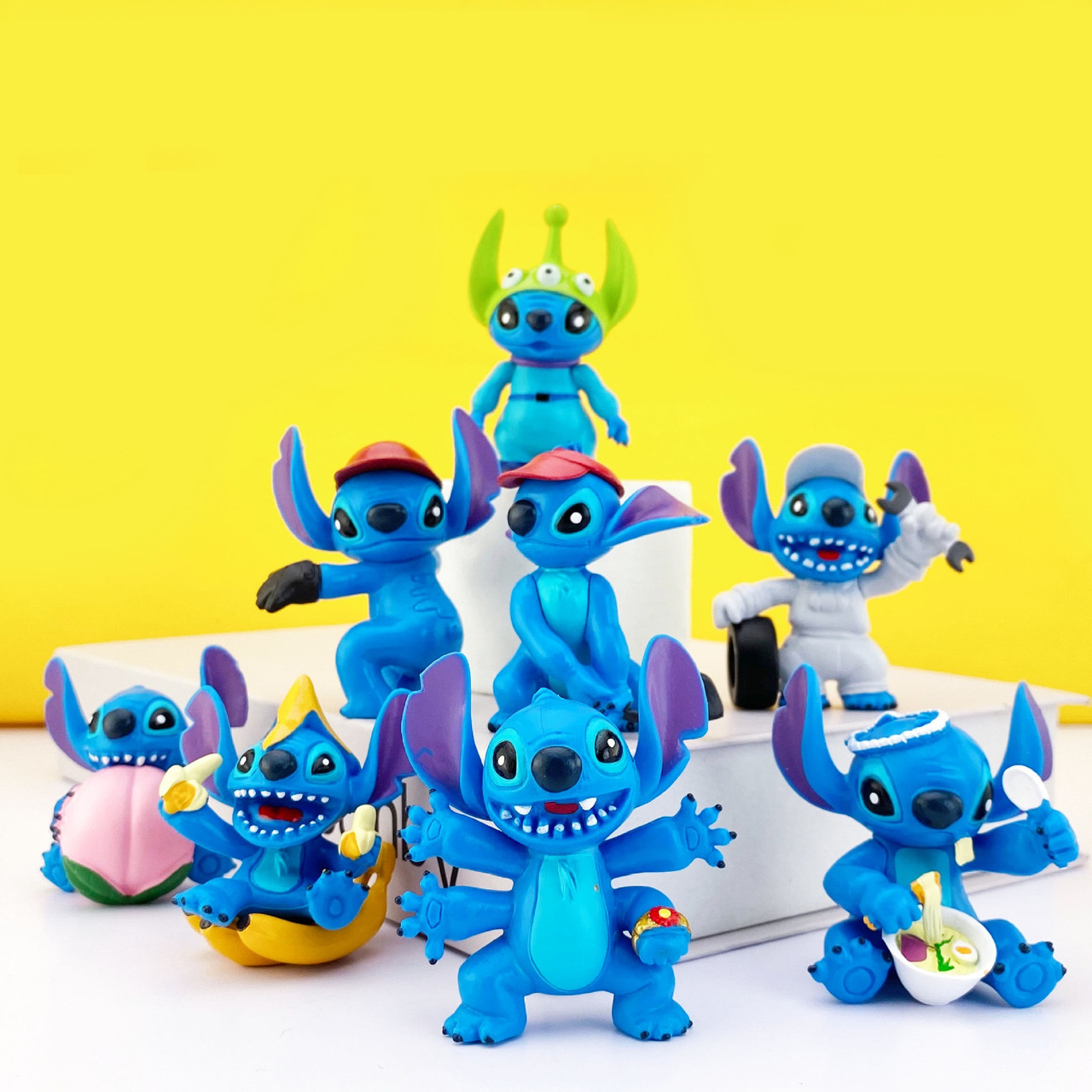 Ігрові фігурки Ліло та Стіч Lilo and Stitch 8 шт., фото 1