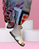 Шльопанці жіночі на повну ногу екошкіряні