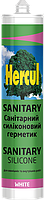 Санітарний силіконовий герметик HERCUL SANITARY 280 мл білий