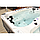 Плавальний SPA басейн Passion Spas Fitness 1 Deep (400x228x152 см), Сріблясто-білий Прямокутний, фото 4