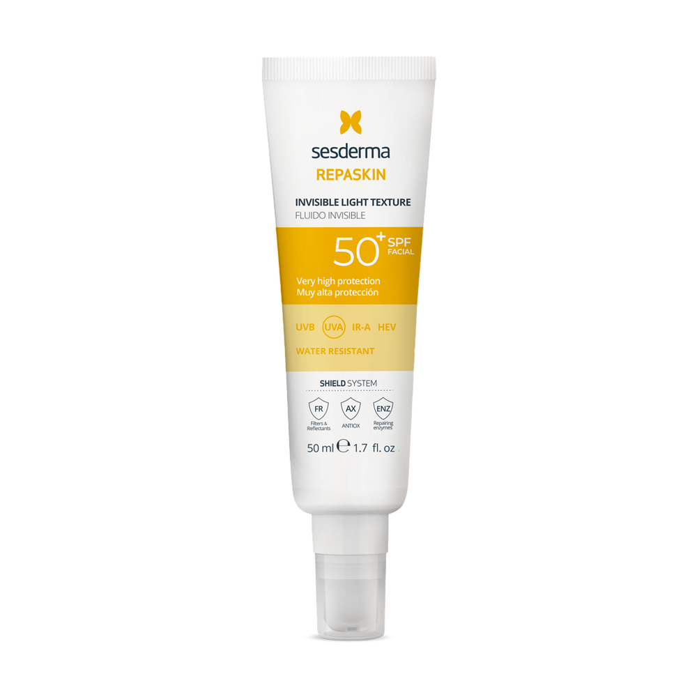 Сонцезахисний флюїд для обличчя Sesderma repaskin fluido solar facial invisible spf