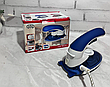 Дорожня міні праска з функцією вертикального відпарювача Mini Steam Iron HT-558B 1000Вт Синій, фото 8