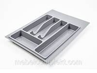 Лоток для кухонных приборов шир. 390 мм серый Volpato