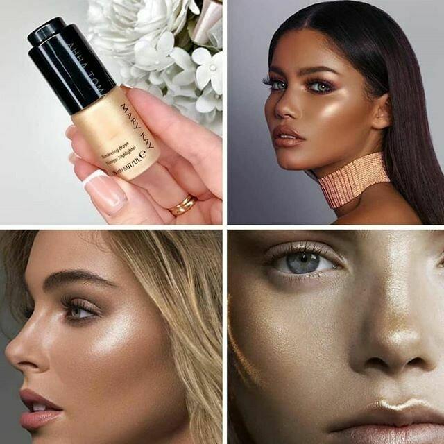 Уцінка! термін до 03/25. Рідкий хайлайтер флюїд Cяючий Обрій Golden Horizon, золотий Mary Kay, 15 мл, фото 1