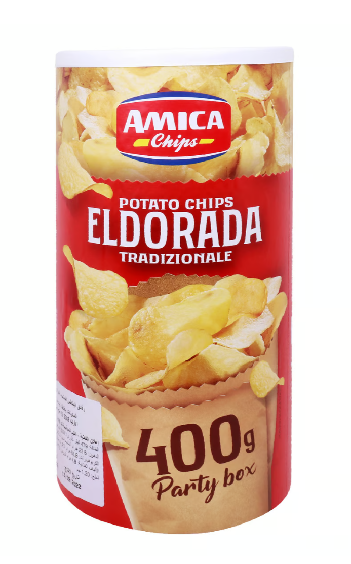 Чіпси Amica Chips Eldorada Tradizionale Can Potato Chips 400г