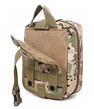 Сумка під аптечку Червона KT7000110 на липучці швидкознімна, фото 10