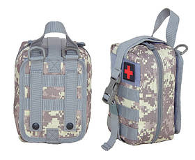 Сумка під аптечку Сірий піксель D3-MED-04