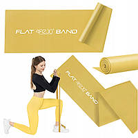 Стрічка-еспандер для спорту та реабілітації 4FIZJO Flat Band 200 х 15 cм 25-35 кг Gold (P-5907739310453)