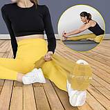 Стрічка-еспандер для спорту та реабілітації 4FIZJO Flat Band 200 х 15 cм 25-35 кг Gold (P-5907739310453), фото 3