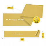Стрічка-еспандер для спорту та реабілітації 4FIZJO Flat Band 200 х 15 cм 25-35 кг Gold (P-5907739310453), фото 4