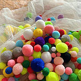 Набір для творчості Різнокольорові помпони від Obetty, фото 2