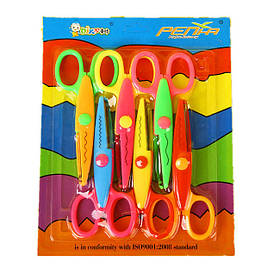 Набір для творчості Фігурні ножиці (6 шт) від Obetty