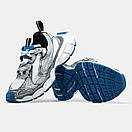 Кросівки чоловічі сірі Balenciaga 3XL Silver White Blue (16569), фото 6