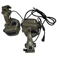 Активні навушники для стрільби з мікрофоном Earmor M32X (2 типи кріплення)