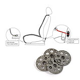 Накидки на сидіння з Алькантари Бежеві — передні сидіння, фото 3