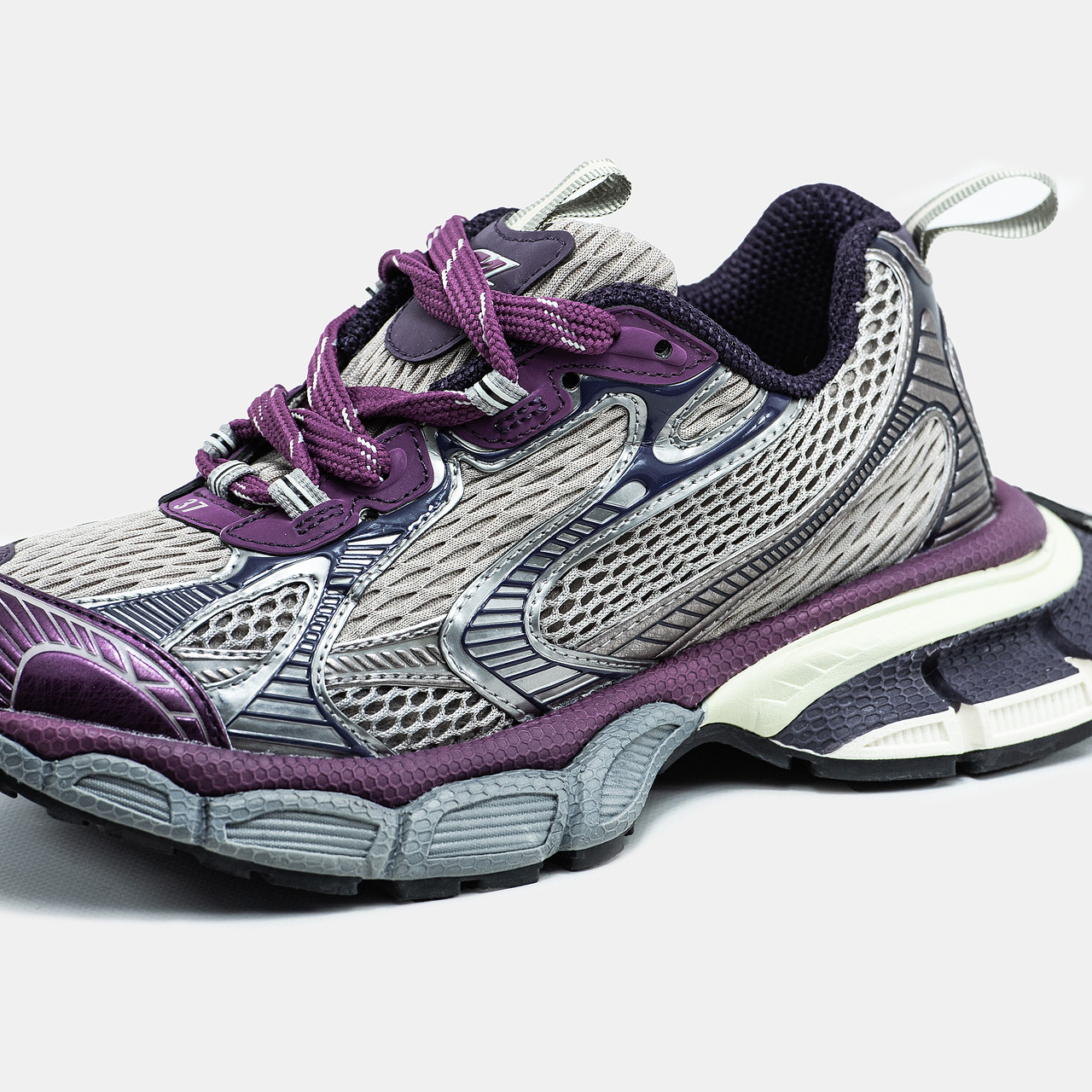 Кросівки чоловічі фіолетові Balenciaga 3XL PURPLE (16303), фото 1