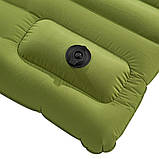 Килимок з вбудованим насосом NILS CAMP NC4101 9 см, зелений, фото 9
