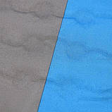 Килимок самонадувний NILS CAMP NC4340, 195 х 60 х 5 см - сіро-блакитний, фото 4