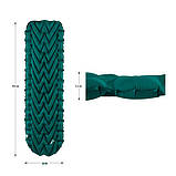 Килимок туристичний NILS CAMP NC4005, 193 х 56 х 5,5 см - темно-зелений, фото 10