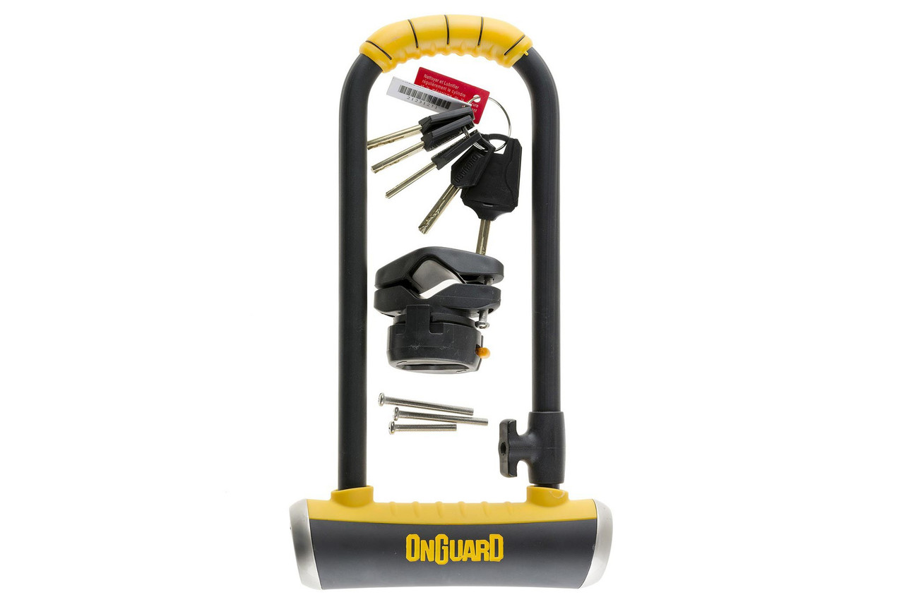 Велозамок ONGUARD PitBull Mini LS 8007 U-LOCK - 14мм 90мм 240мм - 5 x ключі з кодом