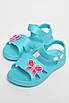 Босоніжки дитячі для дівчинки бірюзового кольору 182337T Безкоштовна доставка, фото 2