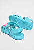 Босоніжки дитячі для дівчинки бірюзового кольору 182337T Безкоштовна доставка, фото 3