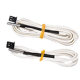 Термістор NTC 3950, 100 кОм, Капсула сталева D2.9mm L15mm, Дроти 1м в тефлоновій ізоляції, XH2.54-2pin, фото 2