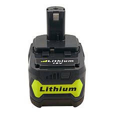 Акумулятор Ryobi ONE+ 18V 12000mAh RB18L40 P108 P117 потужна батарея для інструментів Ryobi з тривалим часом роботи, фото 4