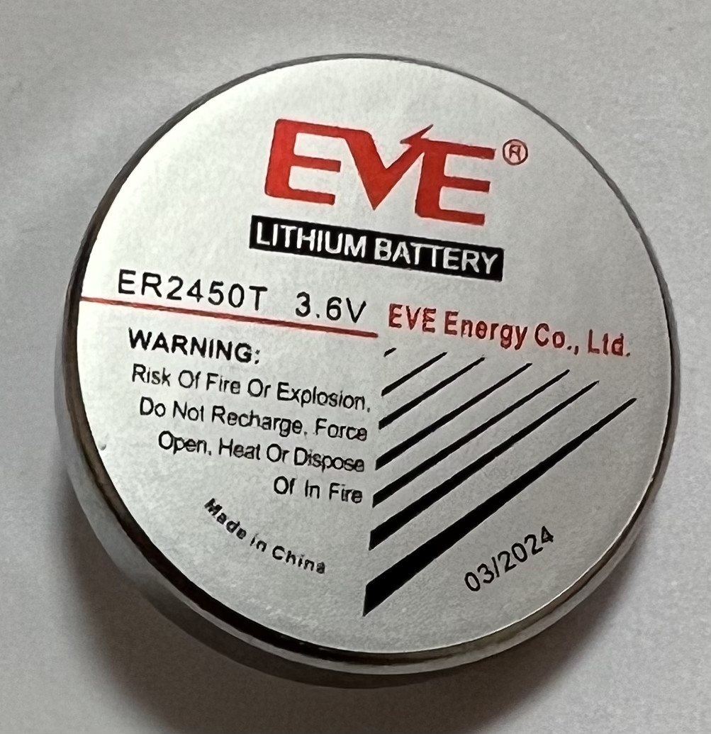 EVE ER2450T 3.6 В батарейка високотемпературна, фото 1