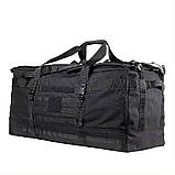 Тактична дорожня сумка Solve MOLLE  - Чорна KT6002602 cargo bag large 105л, фото 6