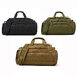 Тактична дорожня сумка Solve  - Олива KT6006101 MOLLE cargo bag 25л, фото 11
