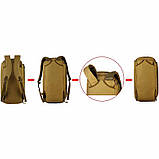 Тактична дорожня сумка Solve  - Black KT6006102 MOLLE cargo bag 25л, фото 11