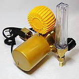 Регулятор із ротаметром аргон/СО2 з підігрівом 220 В (Резьба вхідна W 21,8), фото 5