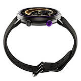 Смарт-годинник жіночий водонепроникний металевий Amoled екран Modfit Allure Black, фото 4