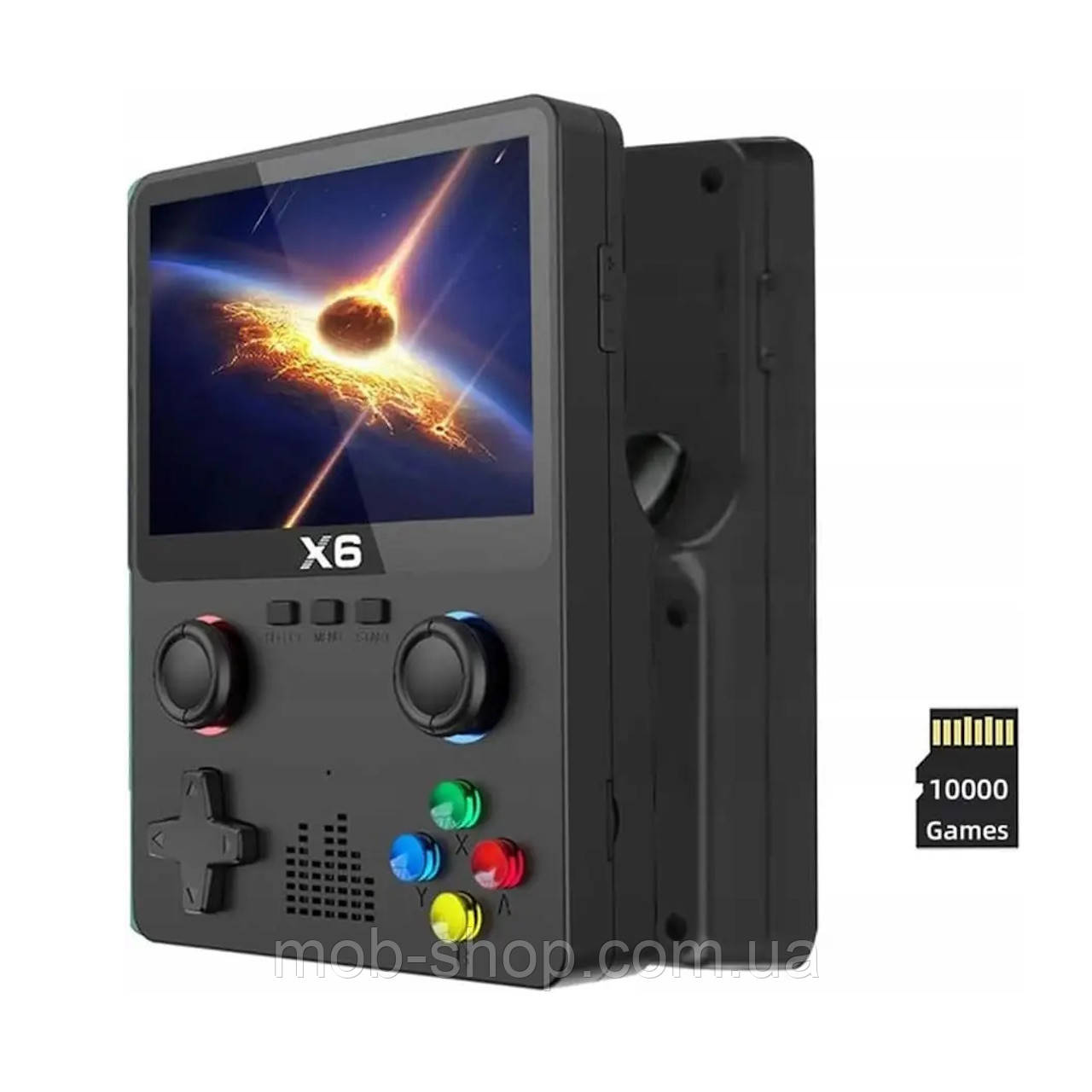 5000 ігор! Ігрова ретро приставка Game Boy X6 з IPS екраном 3,5". Дитяча портативна консоль