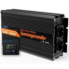 Edecoa Spannungswandler 12v 1500/3000w Інвертор UPS