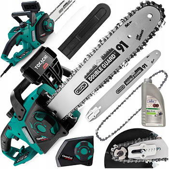 Електрична ланцюгова пила Tokachi CLEANCUT MC SDS 40 — 2300 Вт, шина 40 см, система SDS, автоматичне змащення