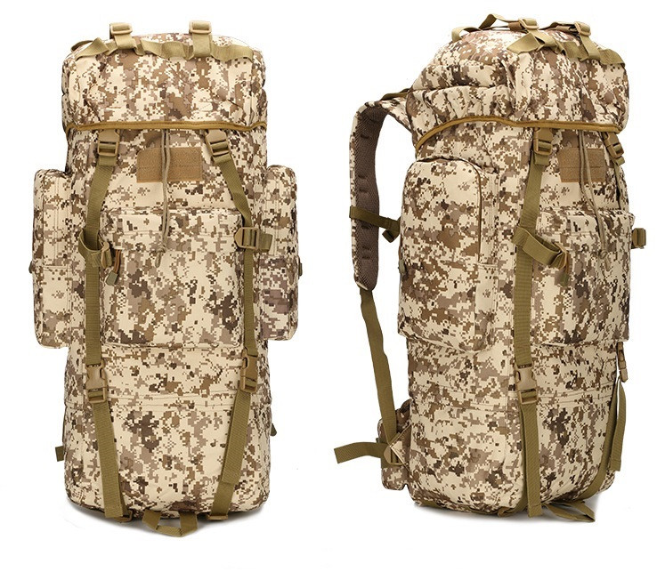 Тактичний похідний рюкзак Solve 65 л D3-GGL-508 Пісочний піксель peremogaua, фото 1