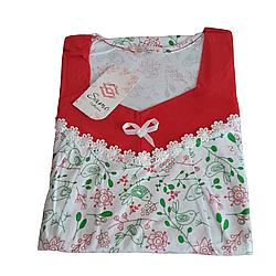 Нічні сорочки жіночі 100% бавовна Samo без рукав розмір 48-50