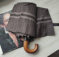 Фірмова чоловіча парасолька Zest 10 спиць ручка-гак напівавтомат