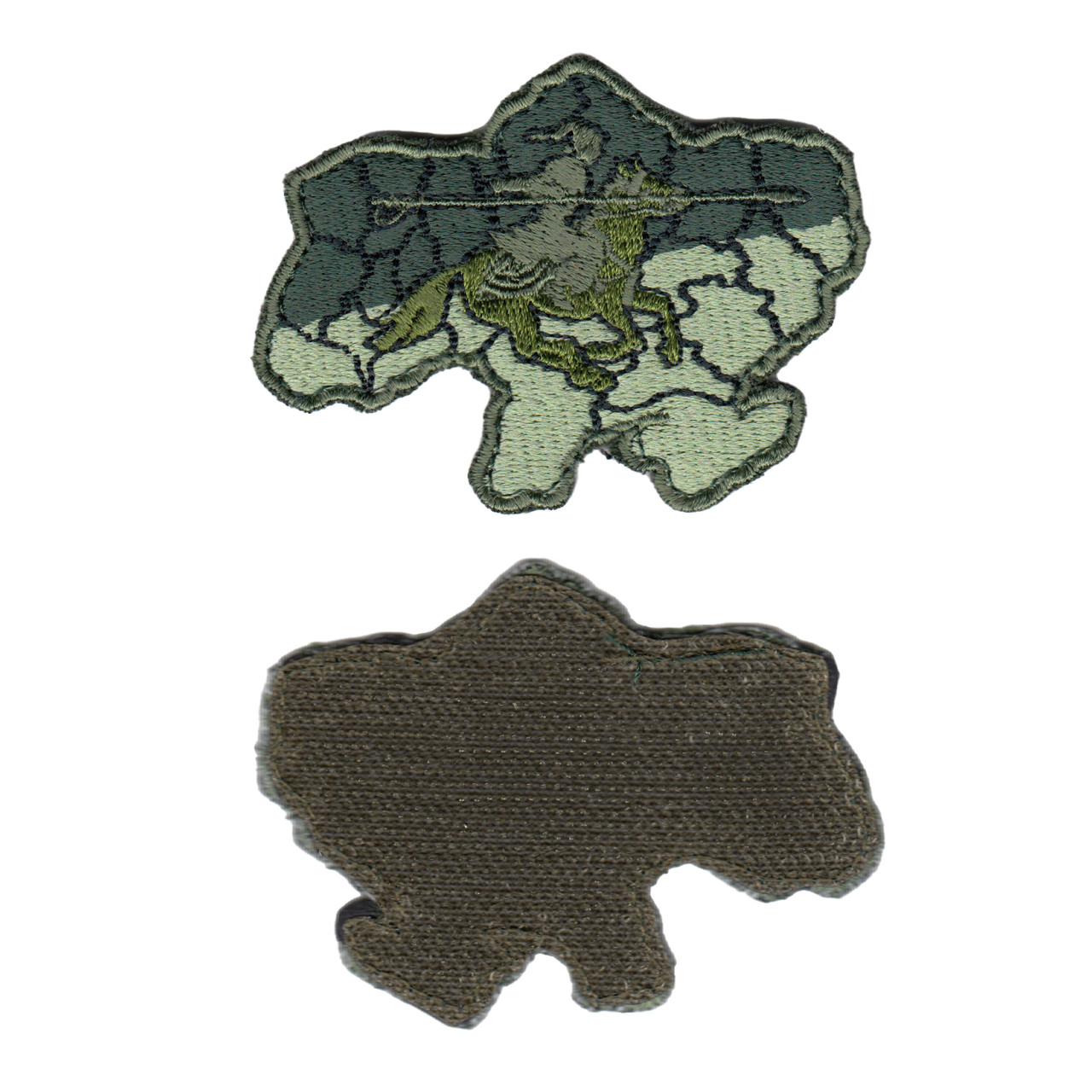 Шеврон військовий / армійський, Україна, на липучці, ЗСУ. 6 см * 8 см, фото 1