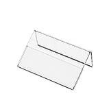 Цінникотримач L-подібний 50х30мм. Горизонтальний (Акрил 1.5мм.) (WiS-142), фото 3