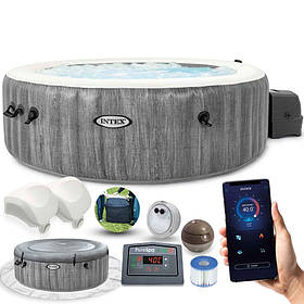 Джакузі СПА Intex 28442 Ø 216 x 71 см, аеро, 6 місць